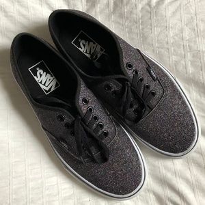 Vans - Black Rainbow Glitter
